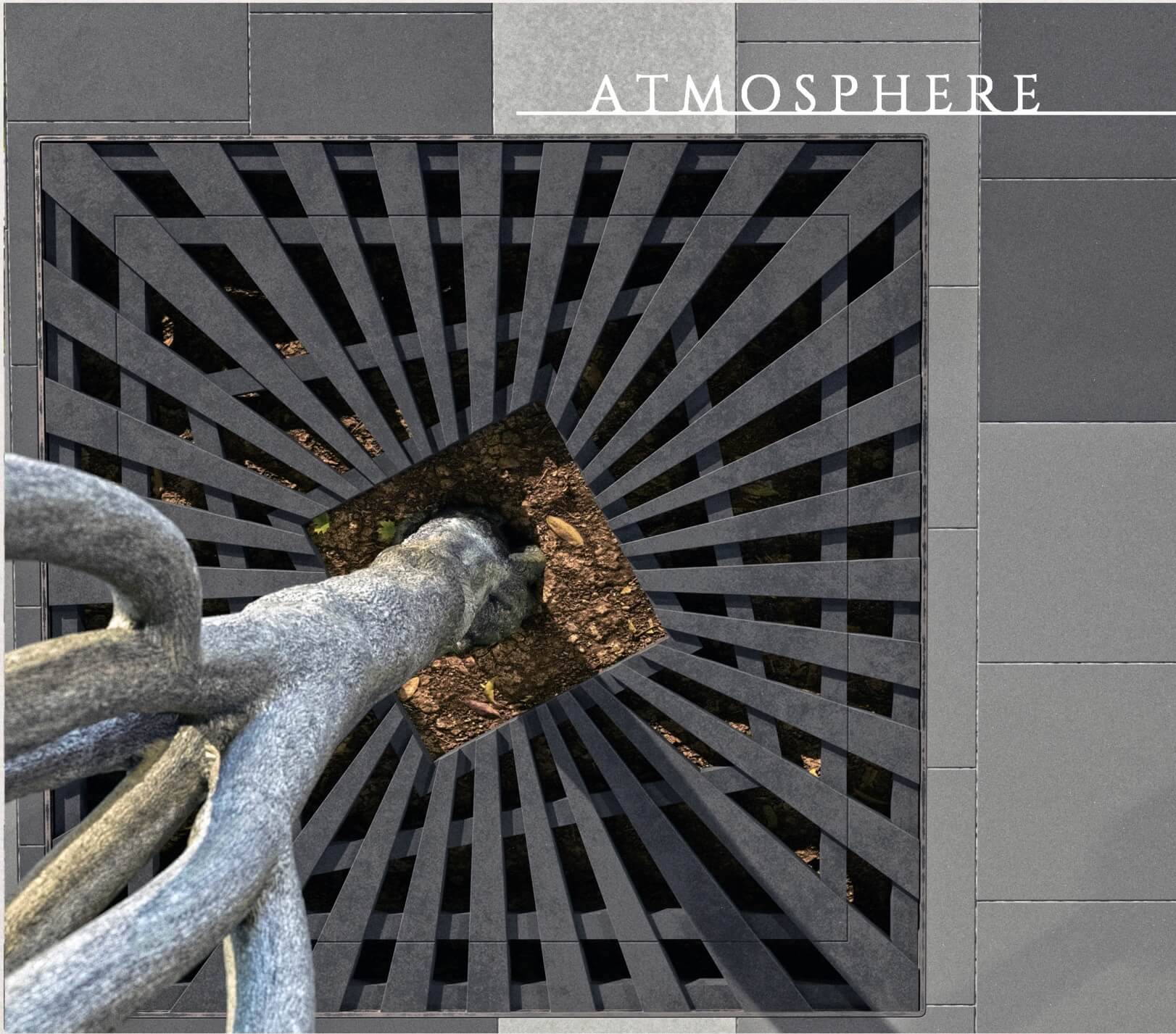 Приствольная решетка для дерева ZKING ATMOSPHERE 1.2х1.2м Черная в Владимире фото