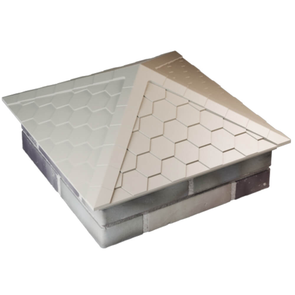 Колпак Zking Эверест Бежевый на столб 2х2 кирпича (535х535мм) Владимир фото