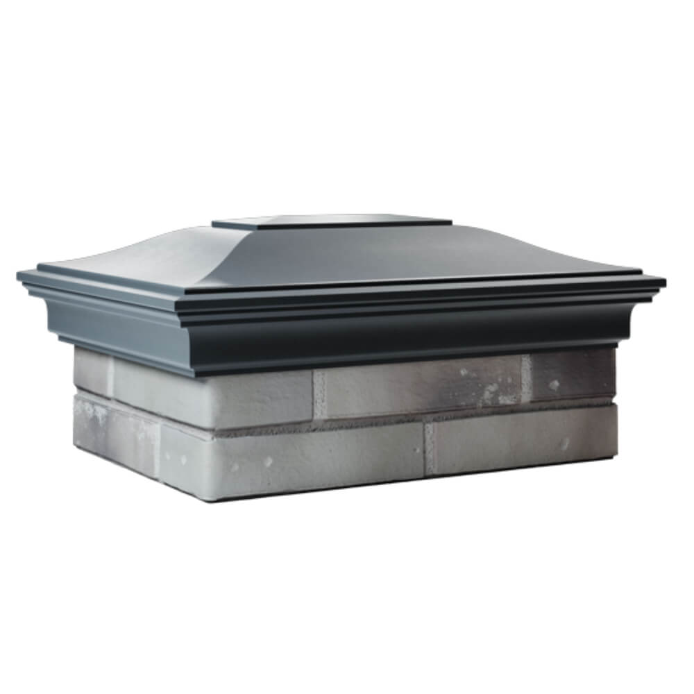 Колпак Zking Монблан Серый на столб 2х1.5 кирпича (515х385мм) в Владимире фото