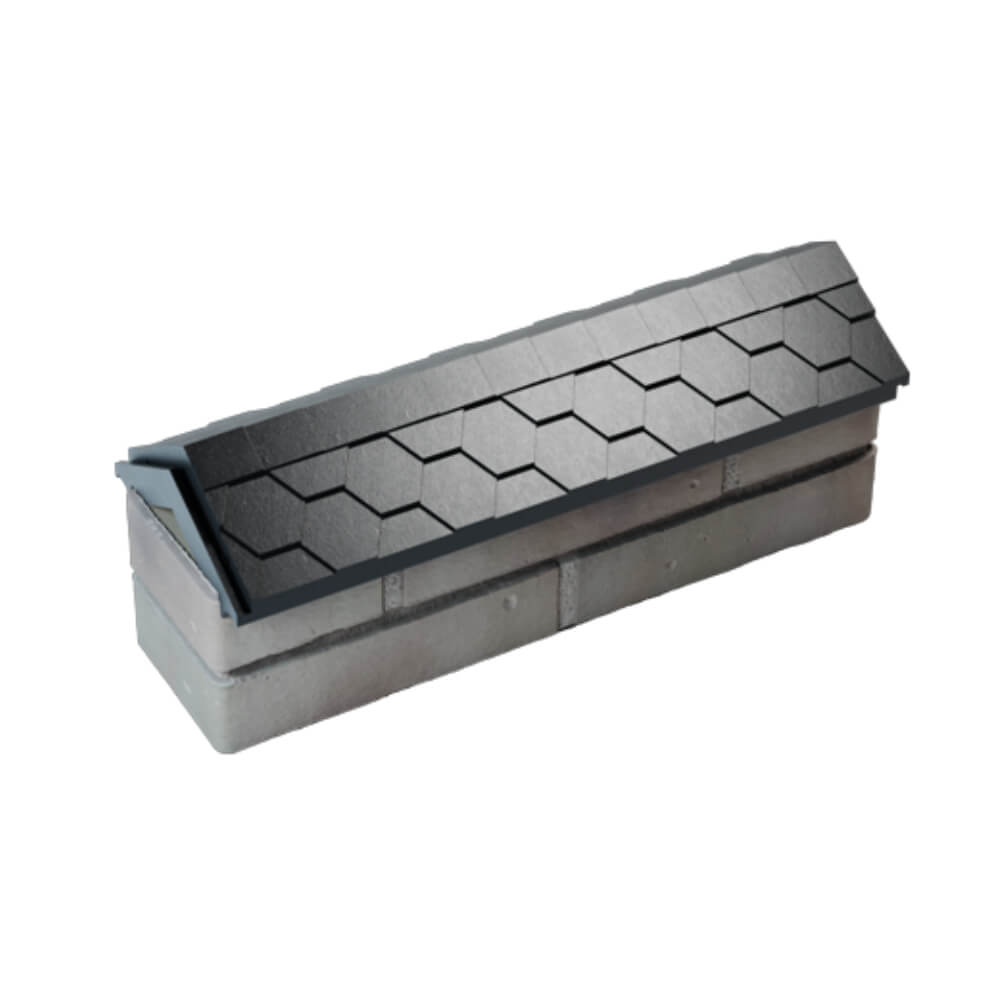 Парапет Zking Эверест Черный с посадкой на 0.5 кирпича (130мм) в Владимире фото