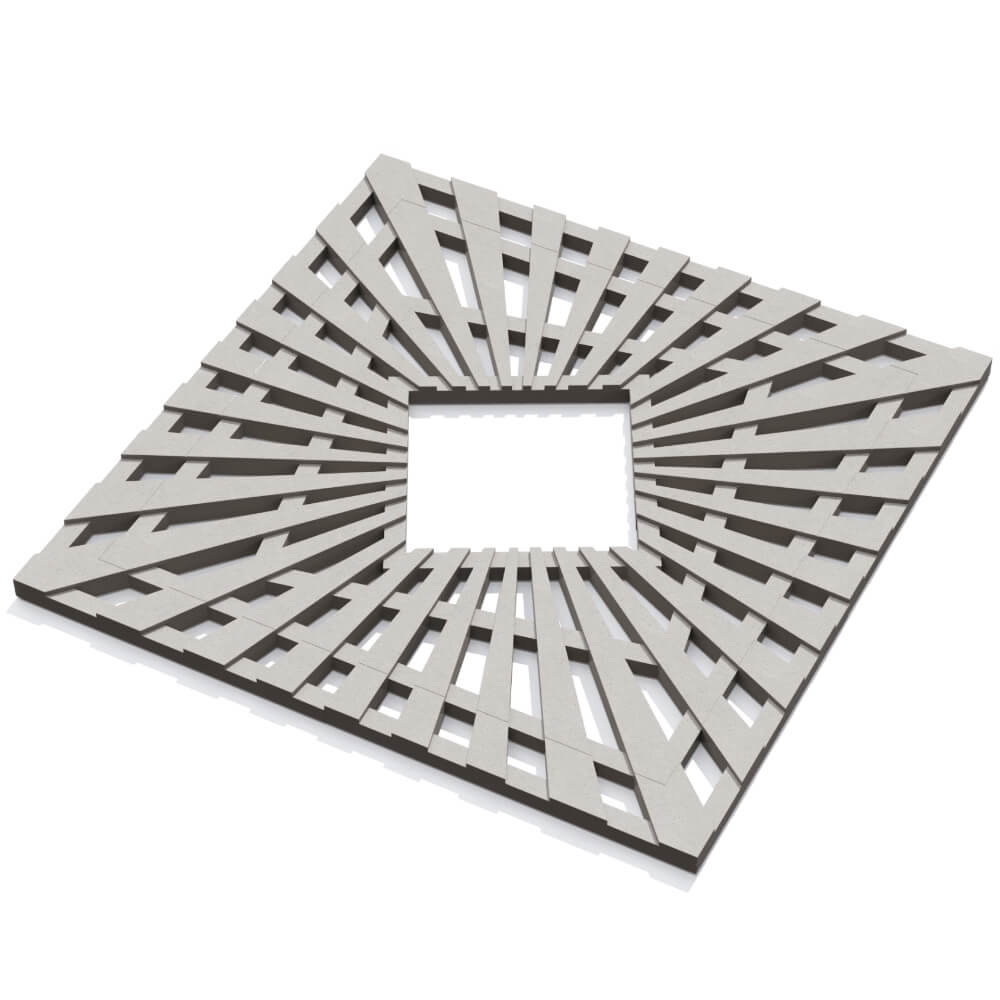 Приствольная решетка для дерева ZKING ATMOSPHERE 1.2х1.2м Бежевая в Владимире фото