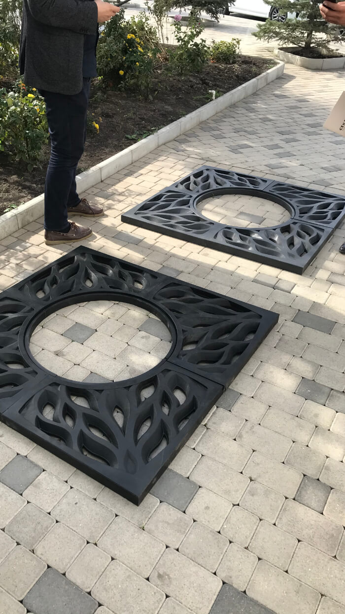 Приствольная решетка для дерева ZKING CRUST 1.2х1.2м Черная в Владимире фото