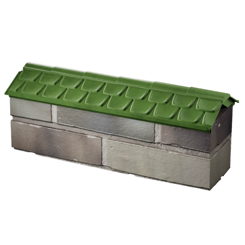 Парапет Zking Эльбрус Зеленый с посадкой на 0.5 кирпича (130мм) в Владимире фото