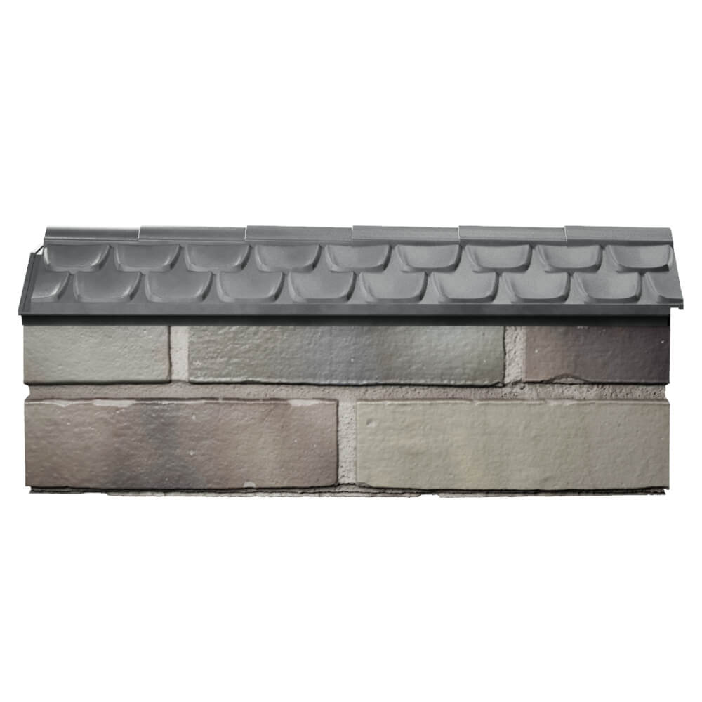 Парапет Zking Эльбрус Серый с посадкой на 0.5 кирпича (130мм) в Владимире фото