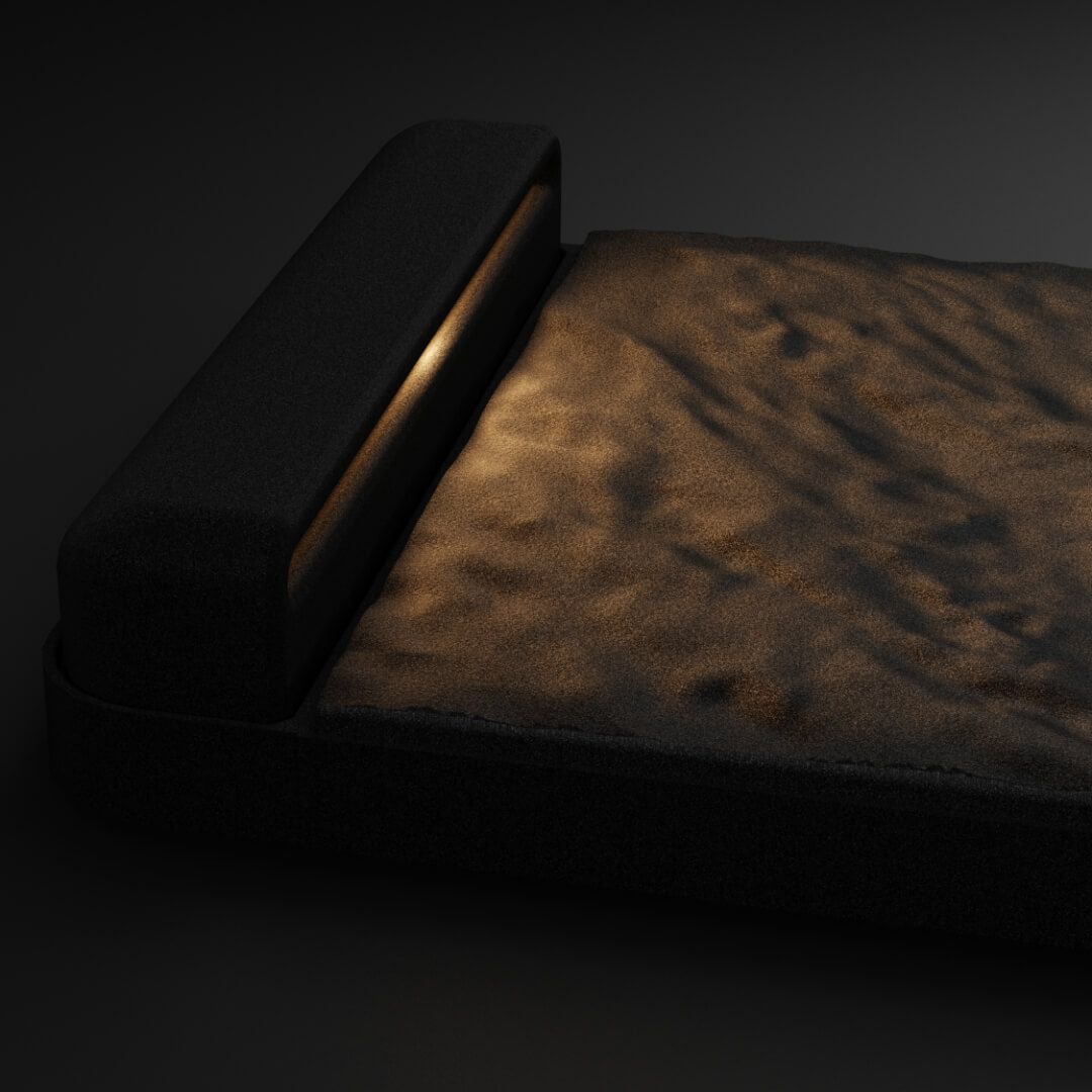 LED Светильник для шаговой плиты STONE Черный Сланец 330х75х98мм Владимир фото