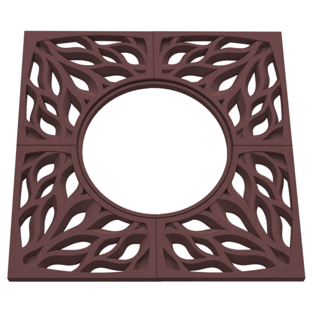 Приствольная решетка для дерева ZKING CRUST 1.2х1.2м Коричневая в Владимире фото