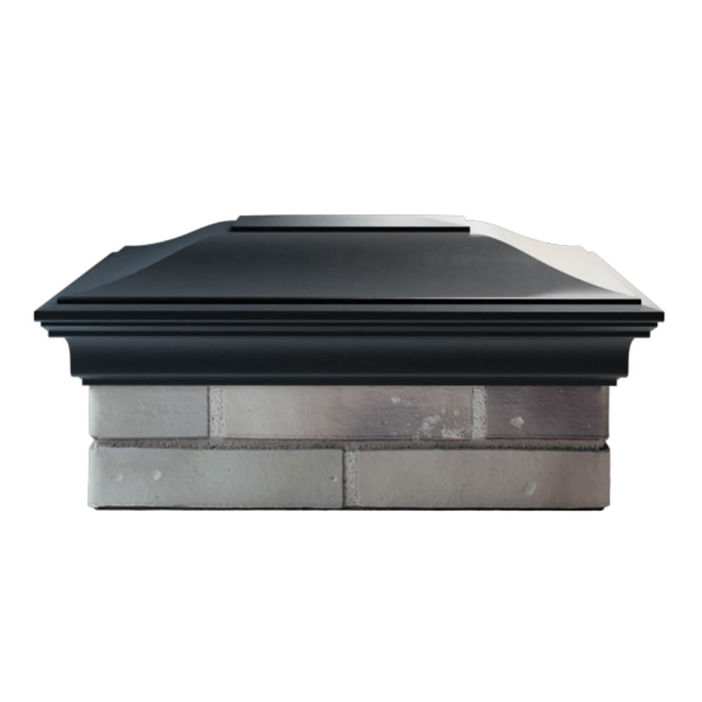 Колпак Zking Монблан Черный на столб 2х1.5 кирпича (515х385мм) в Владимире фото