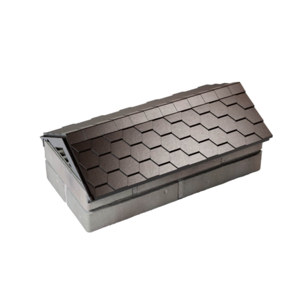 Парапет Zking Эверест Коричневый с посадкой на 1 кирпич (200/225/255мм) в Владимире фото