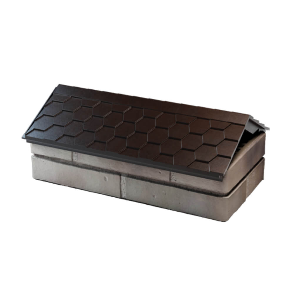 Парапет Zking Эверест Коричневый с посадкой на 1 кирпич (200/225/255мм) в Владимире фото