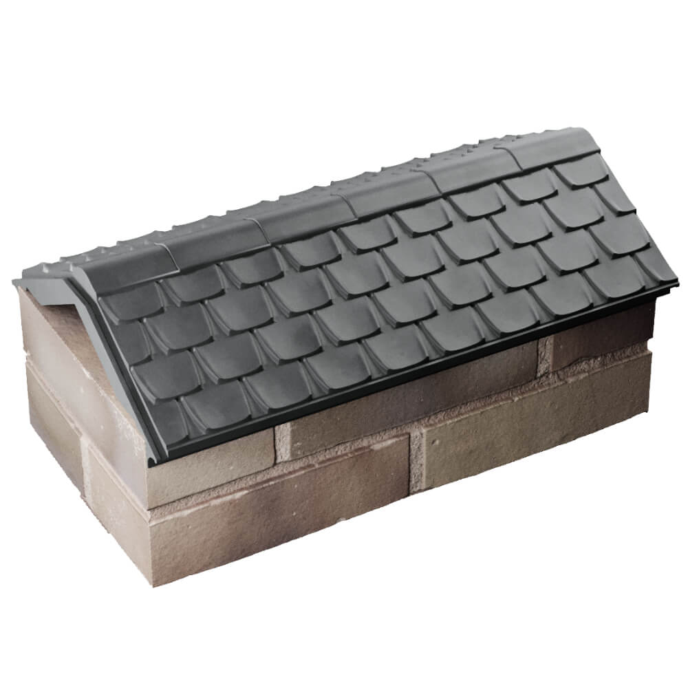 Парапет Zking Эльбрус Серый с посадкой на 1 кирпич (255мм) в Владимире фото