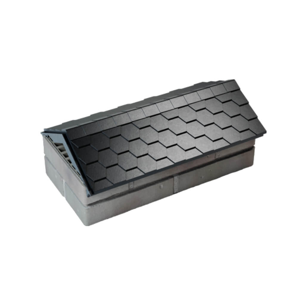 Парапет Zking Эверест Черный с посадкой на 1 кирпич (200/225/255мм) в Владимире фото