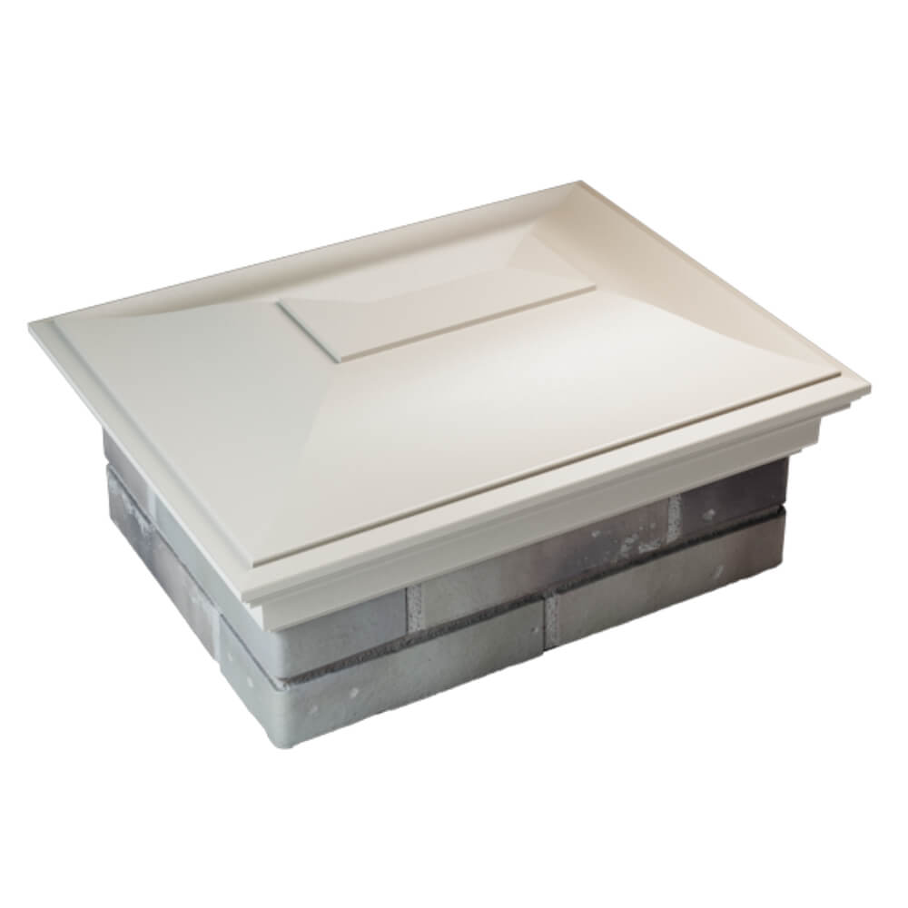 Колпак Zking Монблан Бежевый на столб 2х1.5 кирпича (515х385мм) Владимир фото