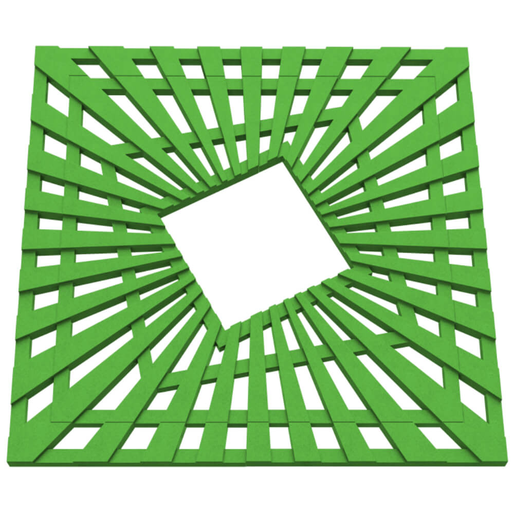 Приствольная решетка для дерева ZKING ATMOSPHERE 1.2х1.2м Зеленая в Владимире фото