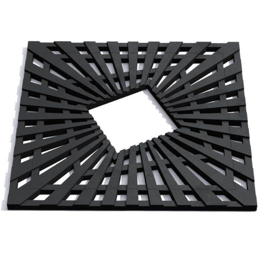 Приствольная решетка для дерева ZKING ATMOSPHERE 1.2х1.2м Черная Владимир фото