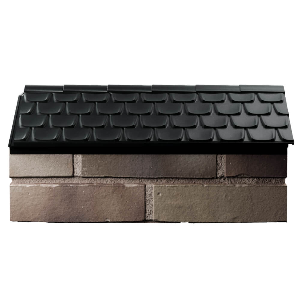Парапет Zking Эльбрус Черный с посадкой на 1 кирпич (255мм) в Владимире фото