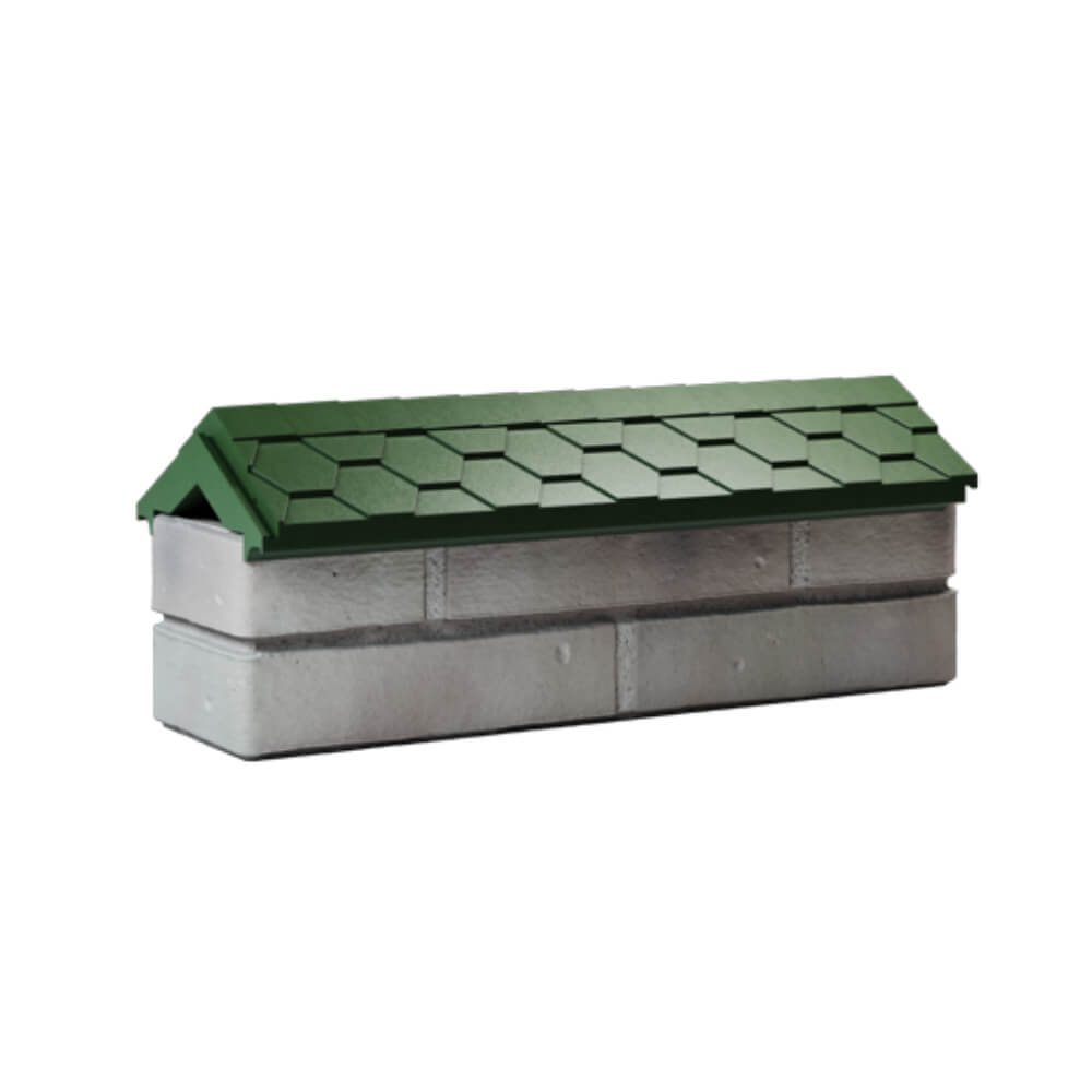 Парапет Zking Эверест Зеленый с посадкой на 0.5 кирпича (130мм) Владимир фото