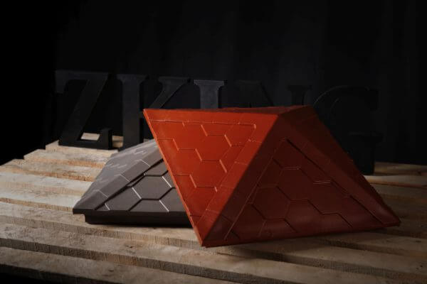 Колпак Zking Эверест Красный на столб 1.5х1.5 кирпича (390х390мм) в Владимире фото