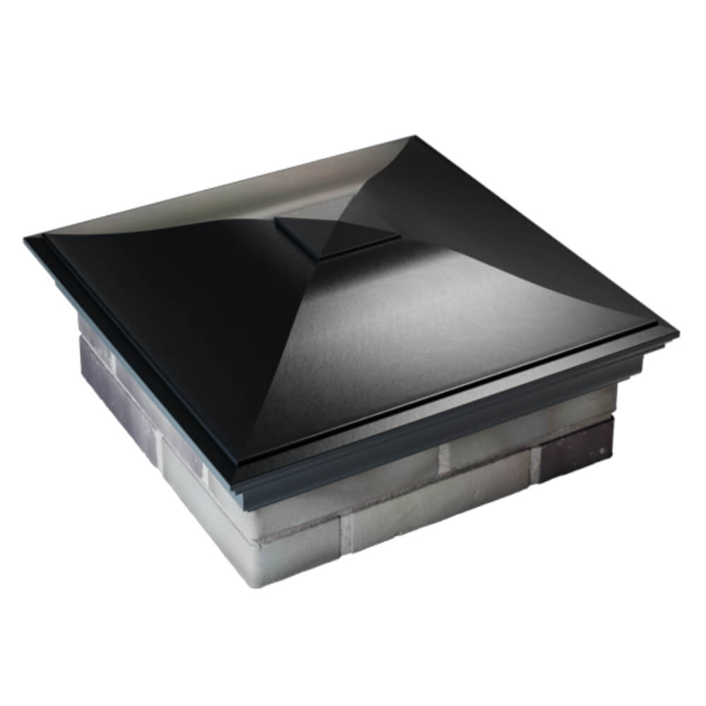 Колпак Zking Монблан Черный на столб 2х2 кирпича (515х515мм) Владимир фото