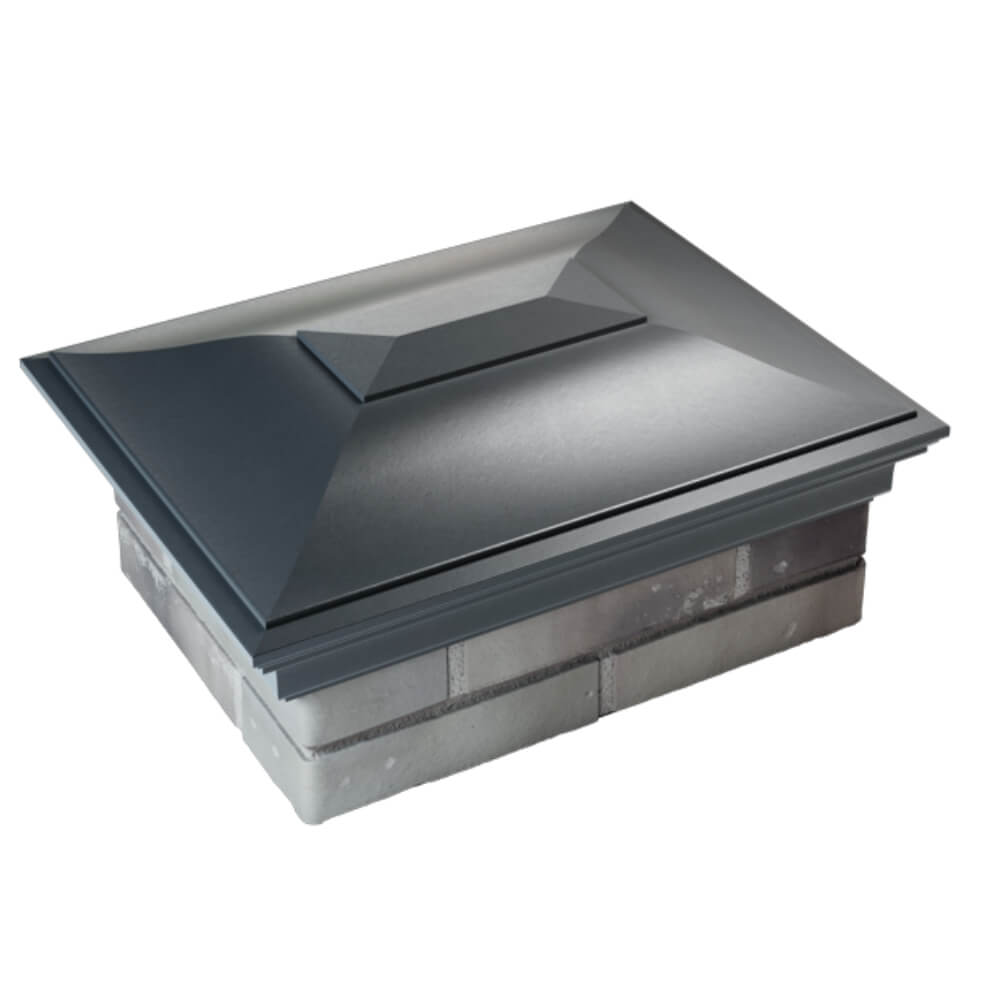 Колпак Zking Монблан Серый на столб 2х1.5 кирпича (515х385мм) Владимир фото