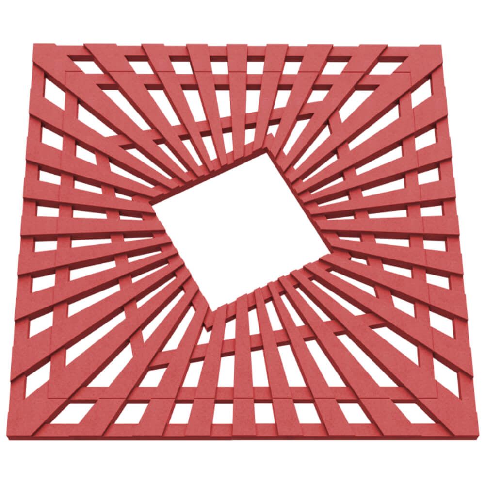 Приствольная решетка для дерева ZKING ATMOSPHERE 1.2х1.2м Красная в Владимире фото