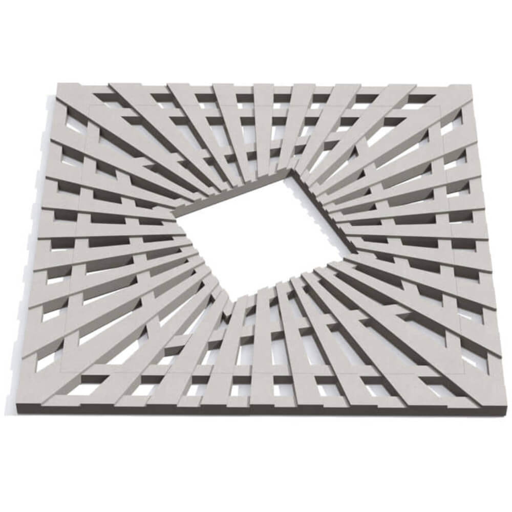 Приствольная решетка для дерева ZKING ATMOSPHERE 1.2х1.2м Бежевая Владимир фото