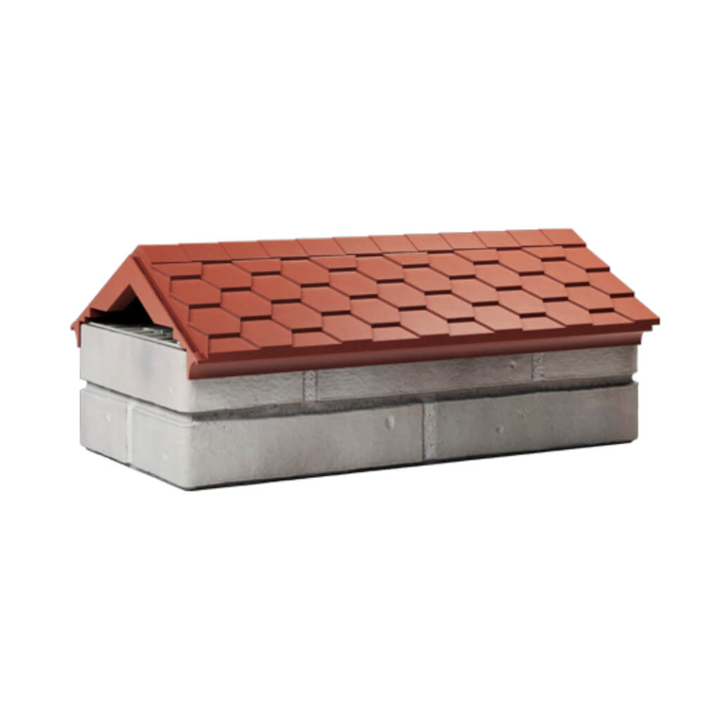 Парапет Zking Эверест Красный с посадкой на 1 кирпич (200/225/255мм) Владимир фото