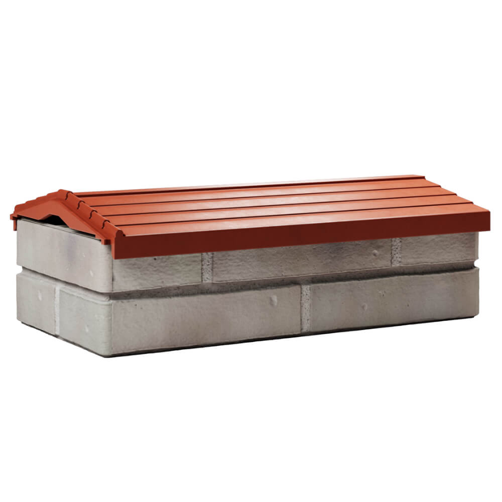 Парапет Zking Бона ХайТек Красный с посадкой на 1 кирпич (200/225/255мм) Владимир фото