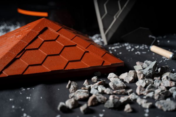 Колпак Zking Эверест Красный на столб 1.5х1.5 кирпича (390х390мм) в Владимире фото