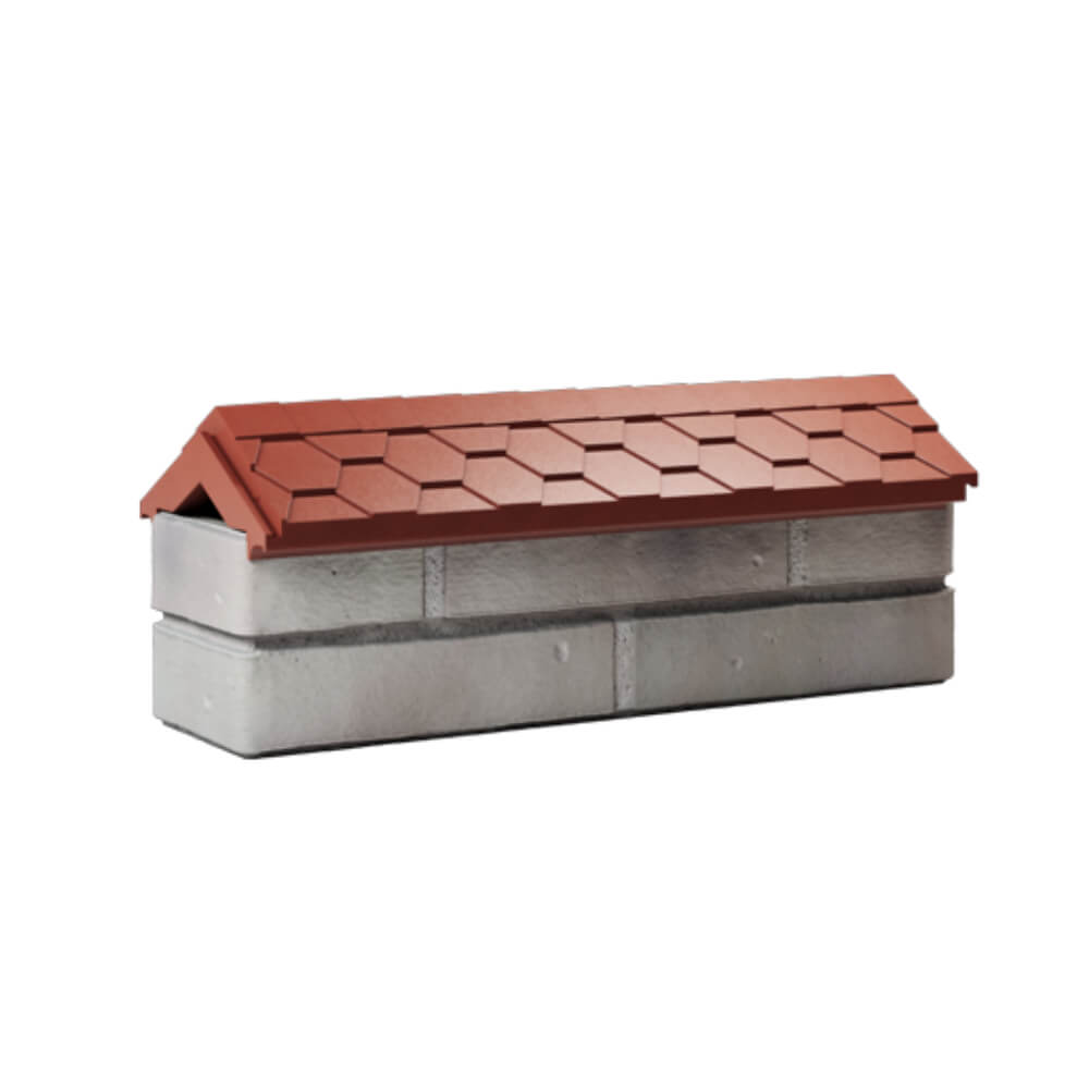 Парапет Zking Эверест Красный с посадкой на 0.5 кирпича (130мм) Владимир фото