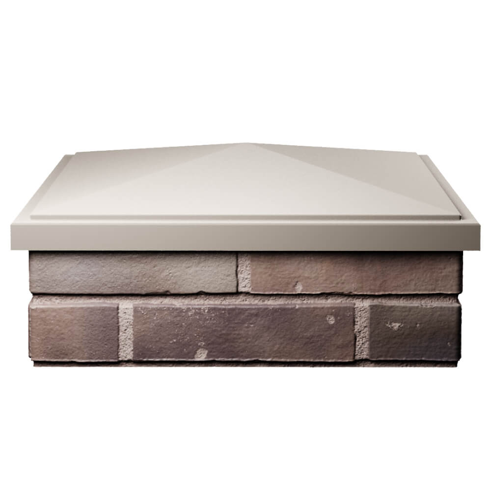 Колпак Zking БонаМоно Бежевый на столб 2х2 кирпича (515х515, 530х530мм) Владимир фото