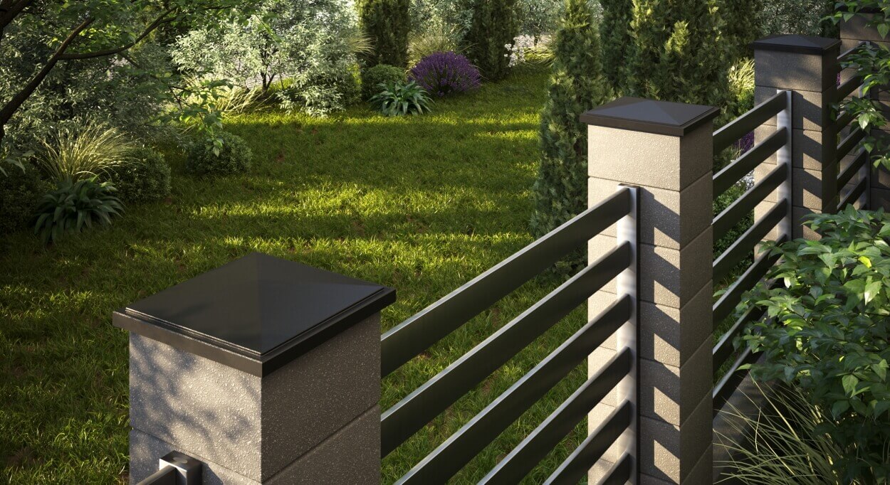 Колпак Zking БонаМоно Коричневый на столб 1.5х1.5 кирпича (385х385, 400х400мм) в Владимире фото