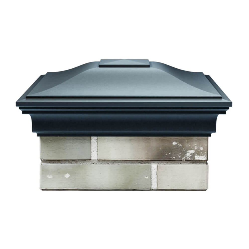 Колпак Zking Монблан Серый на столб 1.5х1.5 еврокирпича 0.7НФ (355х355мм) Владимир фото