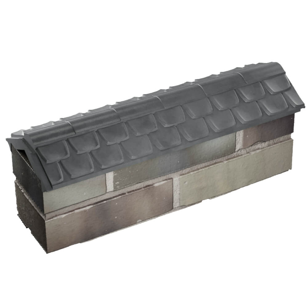 Парапет Zking Эльбрус Серый с посадкой на 0.5 кирпича (130мм) в Владимире фото