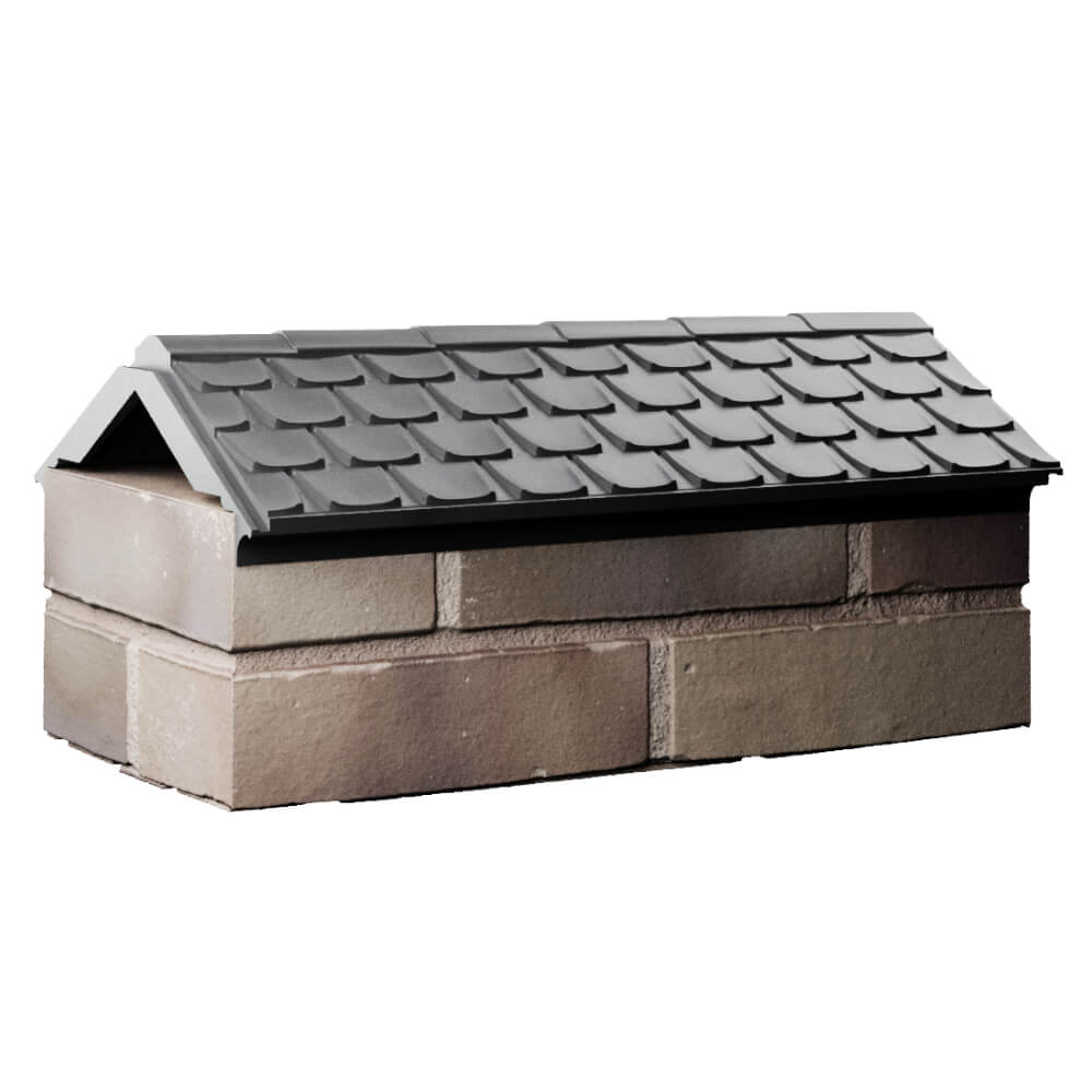 Парапет Zking Эльбрус Серый с посадкой на 1 кирпич (255мм) Владимир фото