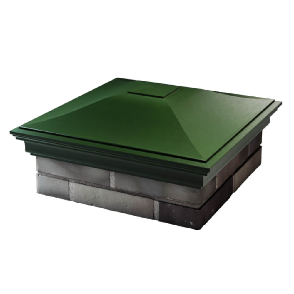 Колпак Zking Монблан Зеленый на столб 2х2 кирпича (515х515мм) в Владимире фото