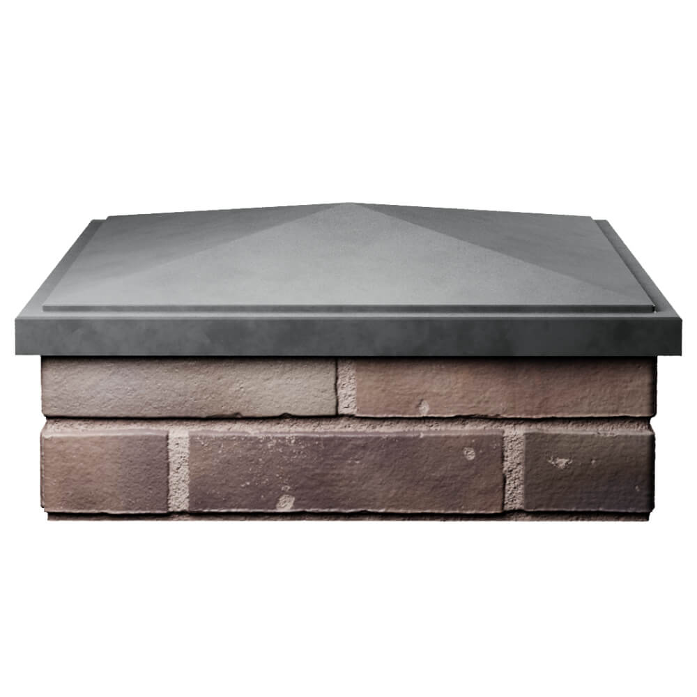 Колпак Zking БонаМоно Серый на столб 2х2 кирпича (515х515, 530х530мм) Владимир фото