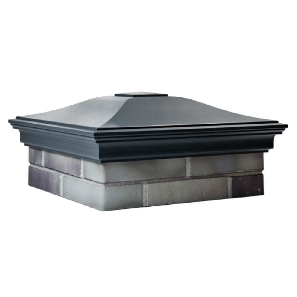 Колпак Zking Монблан Серый на столб 2х2 кирпича (515х515мм) в Владимире фото