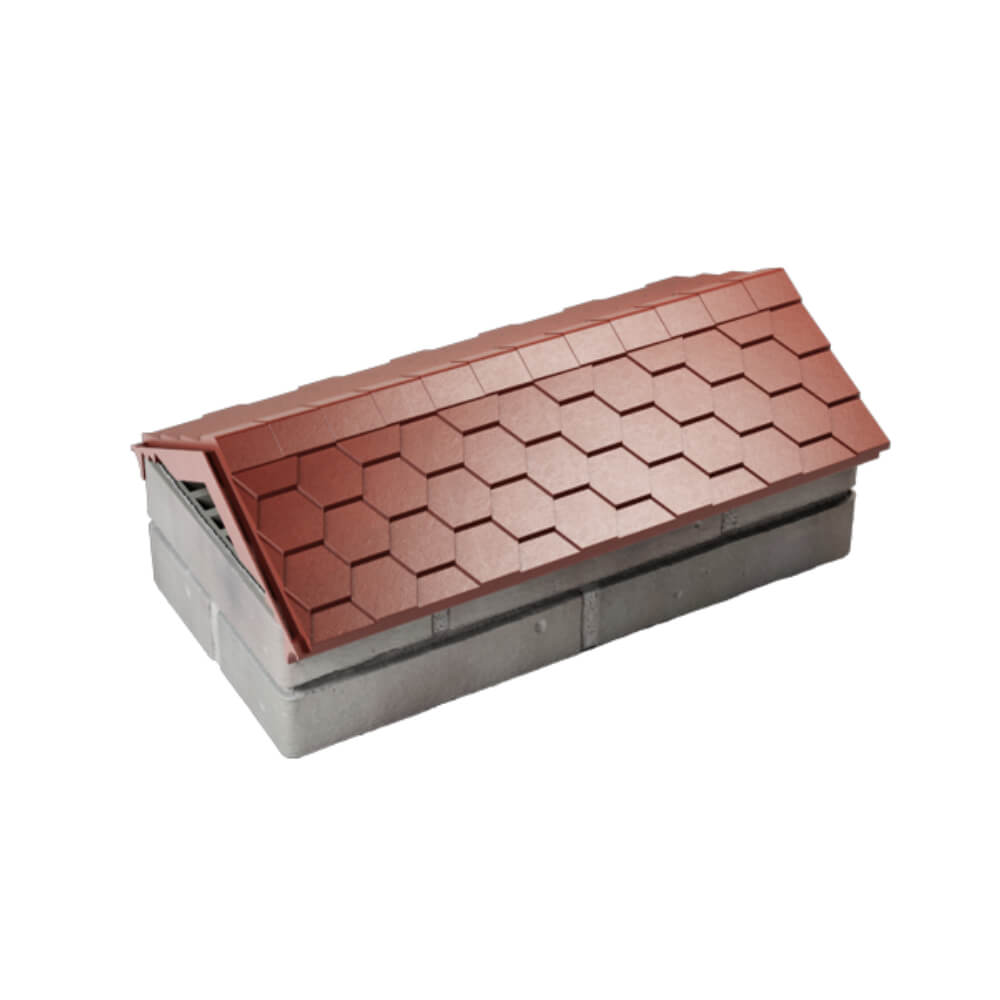 Парапет Zking Эверест Красный с посадкой на 1 кирпич (200/225/255мм) в Владимире фото