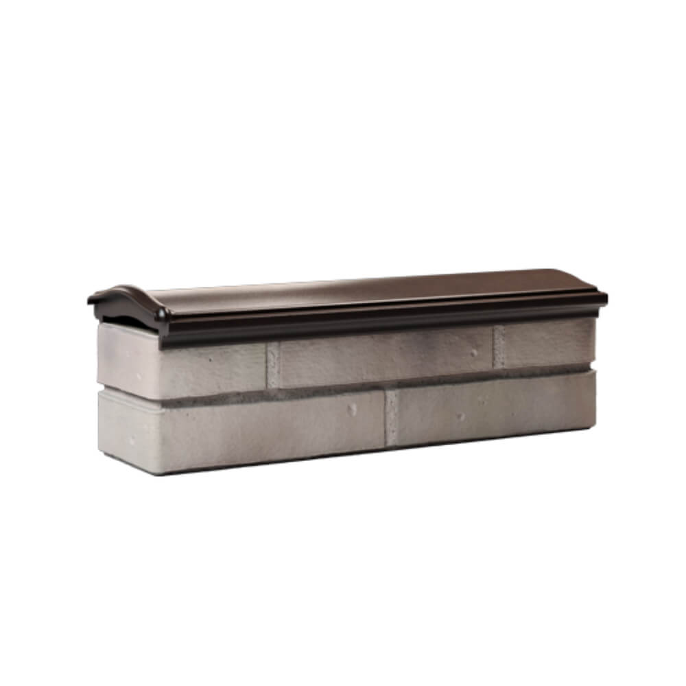 Парапет Zking Монблан Коричневый посадка на 0.5 кирпича (130мм) Владимир фото