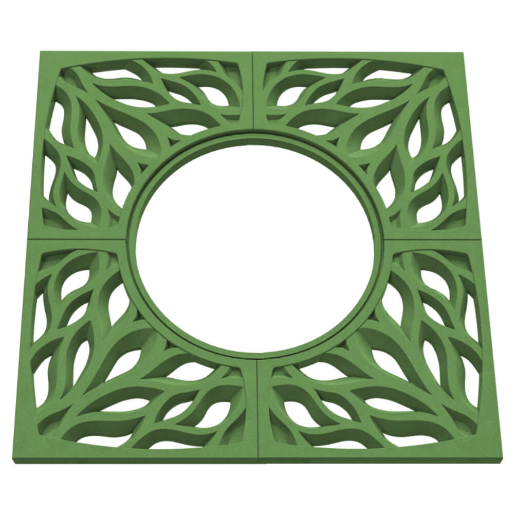 Приствольная решетка для дерева ZKING CRUST 1.2х1.2м Зеленая в Владимире фото