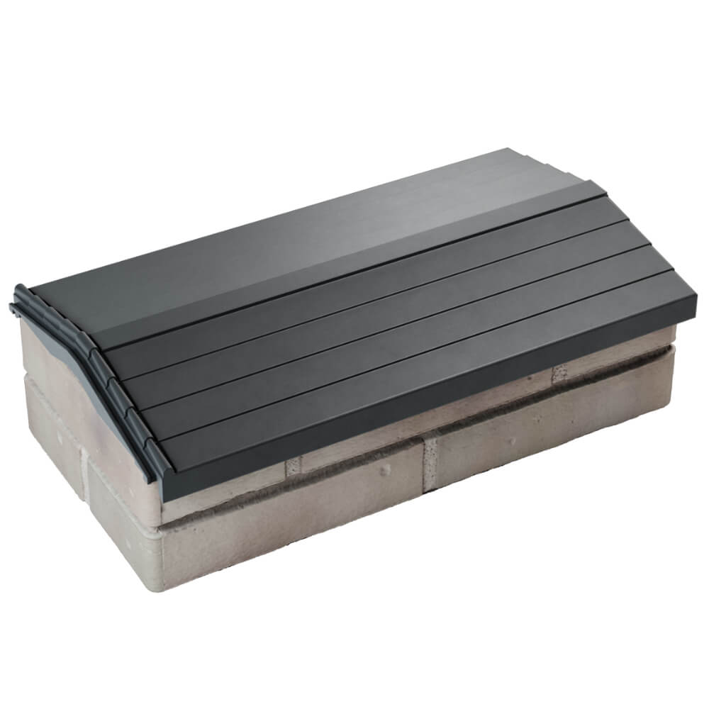 Парапет Zking Бона ХайТек Серый с посадкой на 1 кирпич (200/225/255мм) в Владимире фото