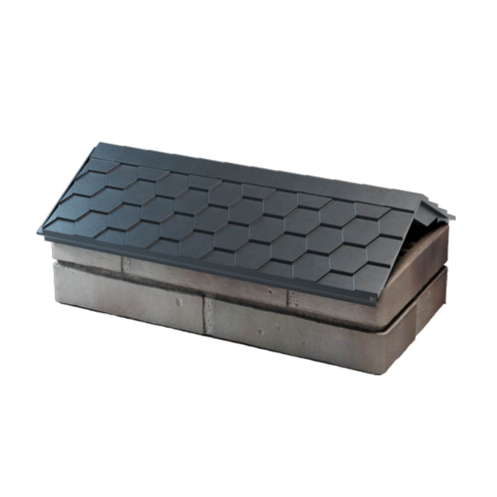 Парапет Zking Эверест Серый с посадкой на 1 кирпич (200/225/255мм) в Владимире фото