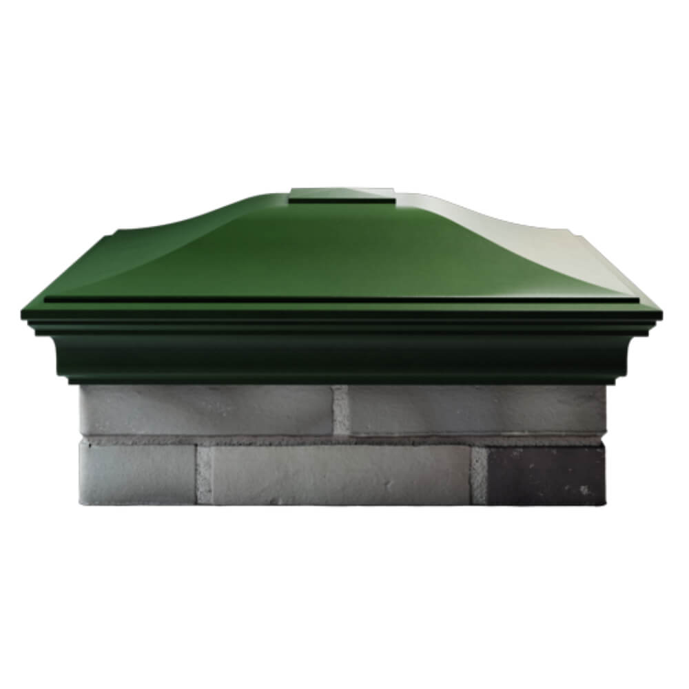 Колпак Zking Монблан Зеленый на столб 2х2 кирпича (515х515мм) в Владимире фото