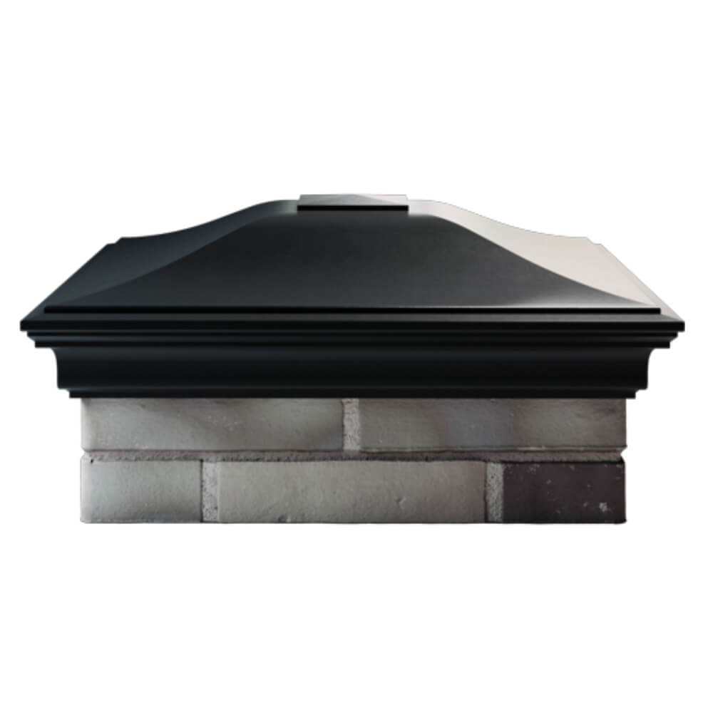 Колпак Zking Монблан Черный на столб 2х2 кирпича (515х515мм) в Владимире фото