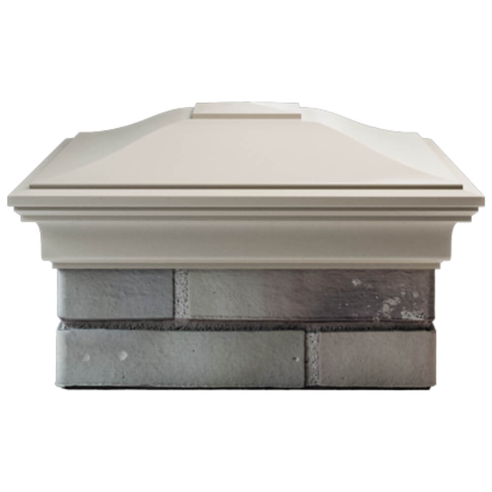 Колпак Zking Монблан Бежевый на столб 1.5х1.5 кирпича (385х385мм) Владимир фото