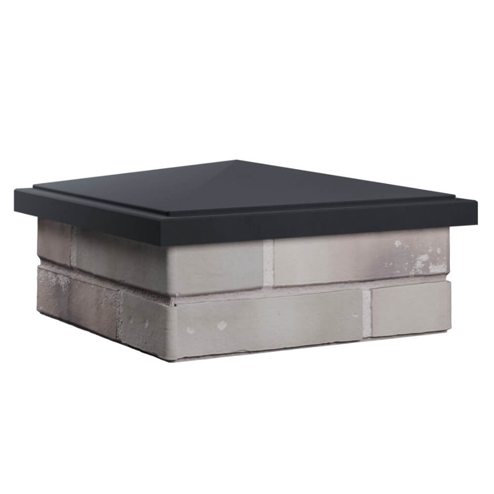 Колпак Zking БонаМоно Серый на столб 1.5х1.5 кирпича (385х385, 400х400мм) в Владимире фото