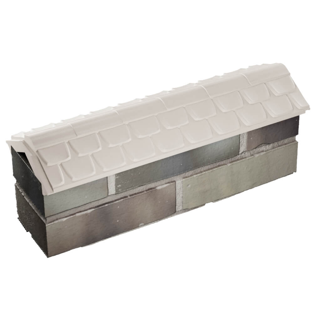 Парапет Zking Эльбрус Бежевый с посадкой на 0.5 кирпича (130мм) в Владимире фото