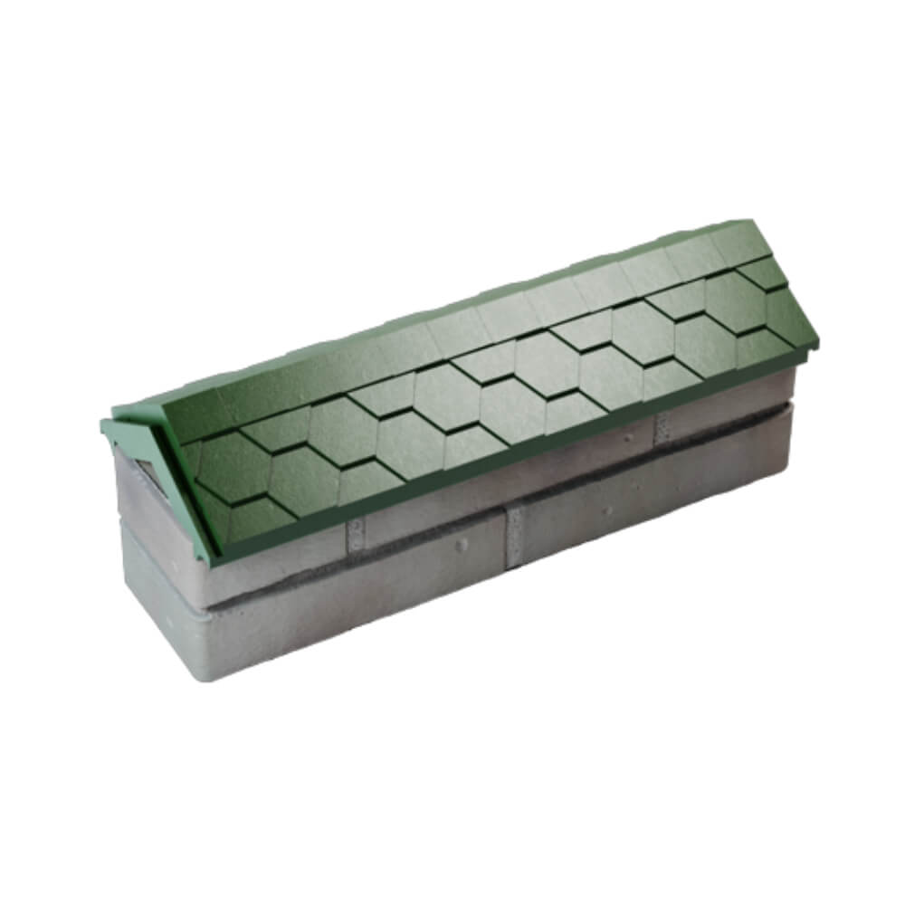 Парапет Zking Эверест Зеленый с посадкой на 0.5 кирпича (130мм) в Владимире фото