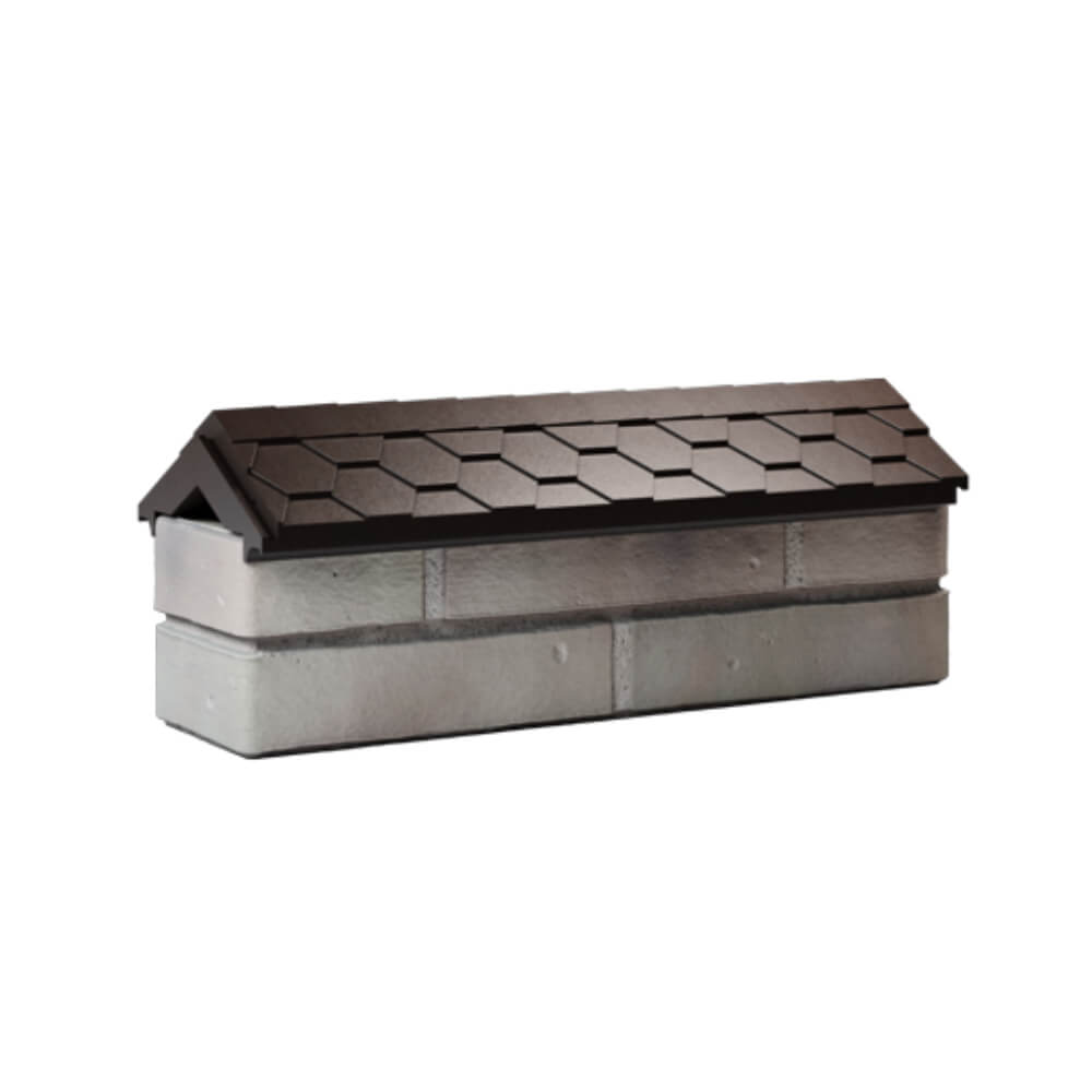 Парапет Zking Эверест Коричневый с посадкой на 0.5 кирпича (130мм) Владимир фото