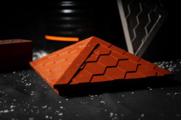 Колпак Zking Эверест Красный на столб 1.5х1.5 кирпича (390х390мм) в Владимире фото